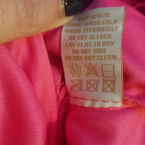 NWOT Flying Tomato "Never Be The Same" woven mini dress, fuschia, size L - Picture 10 of 11